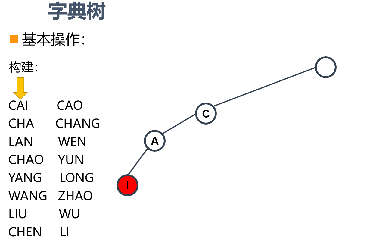 字典树的构建